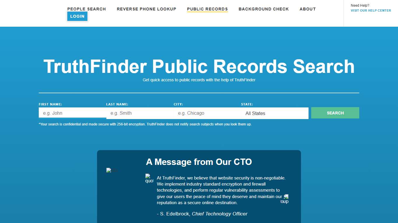 Public Records People Search - Search Public Records | TruthFinder